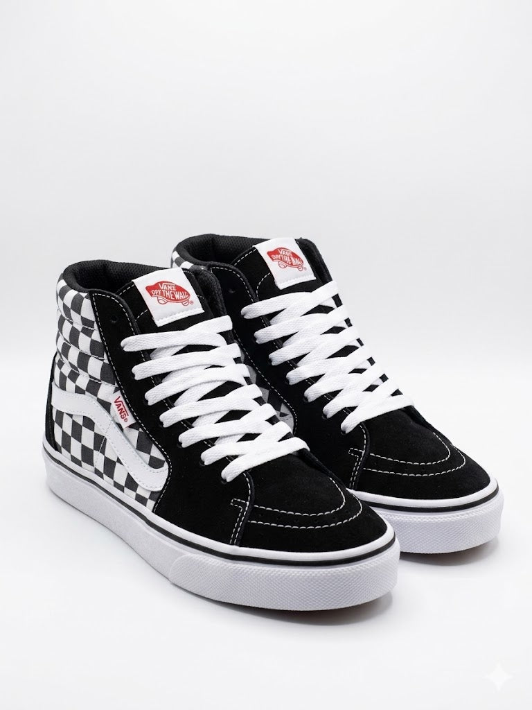 vans sk8-hi checkerboard