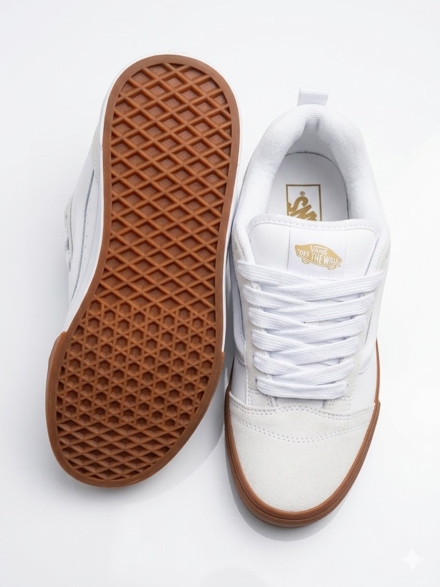 vans knu skool beige
