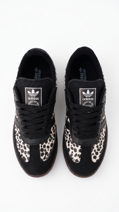 Adidas Samba - Animal Print Negro/Blanco