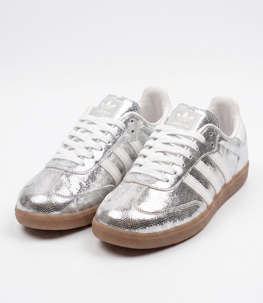 Adidas Samba - Silver/Gum