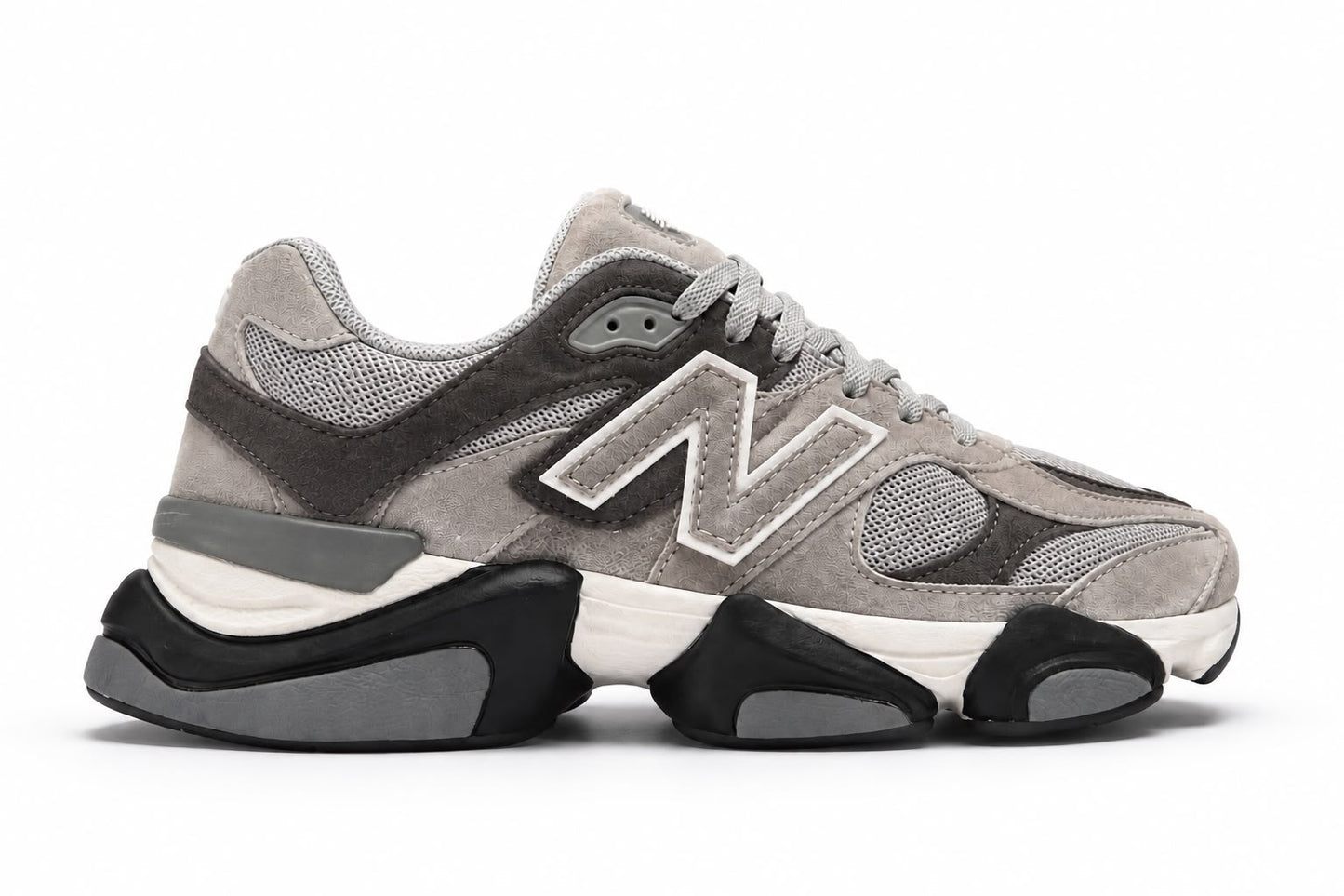 new balance 9060 gris - vista lateral
