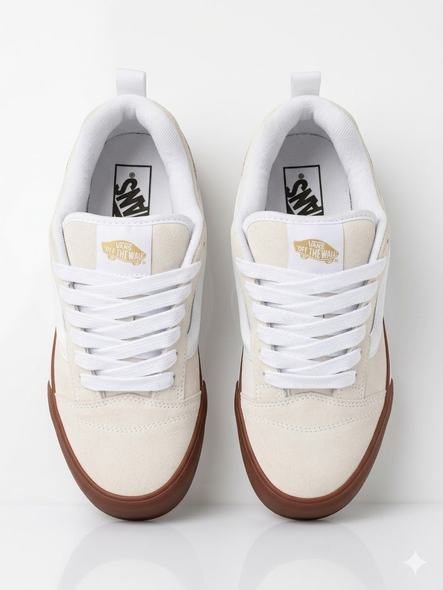 vans knu skool beige