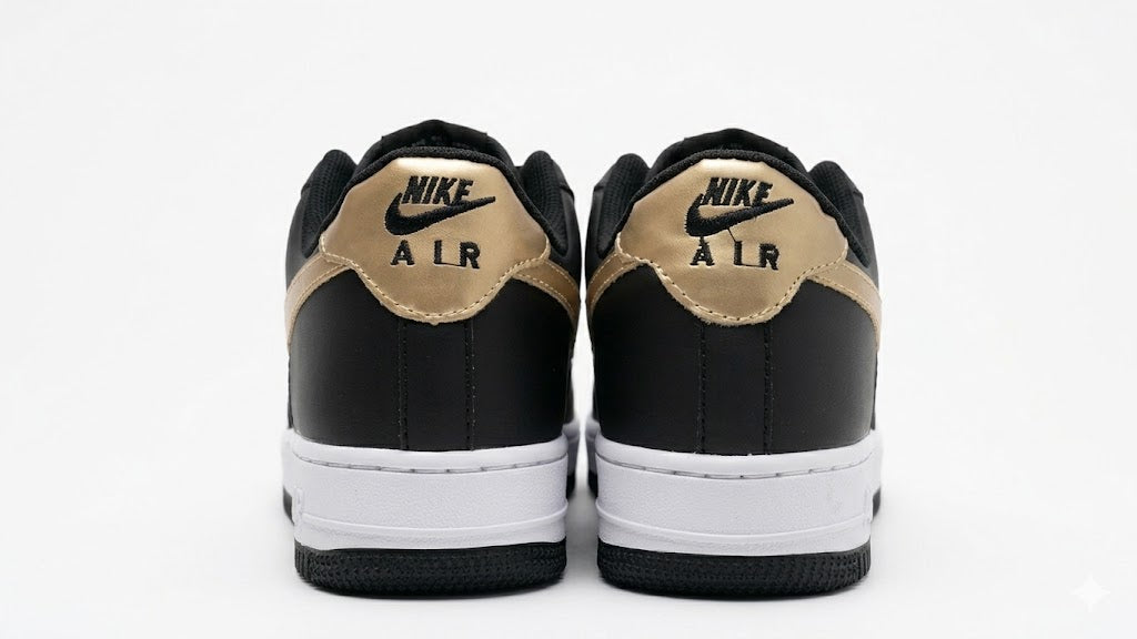 nike air force 1 '07 – black/gold