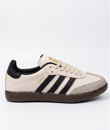 adidas samba - crema/negro gum