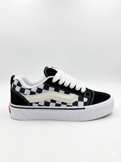 Vans Knu Skool Checkerboard Black/White
