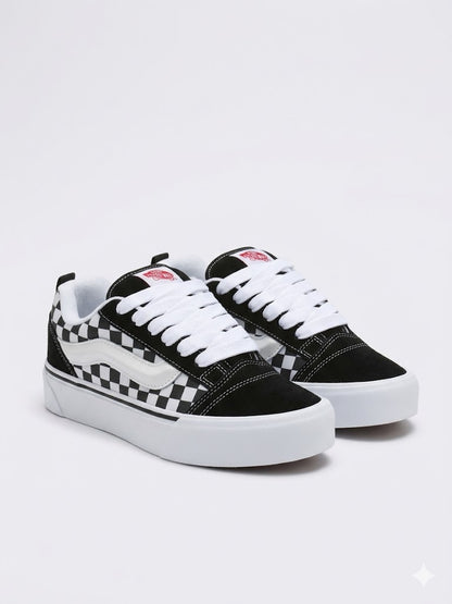 Vans Knu Skool Checkerboard Black/White