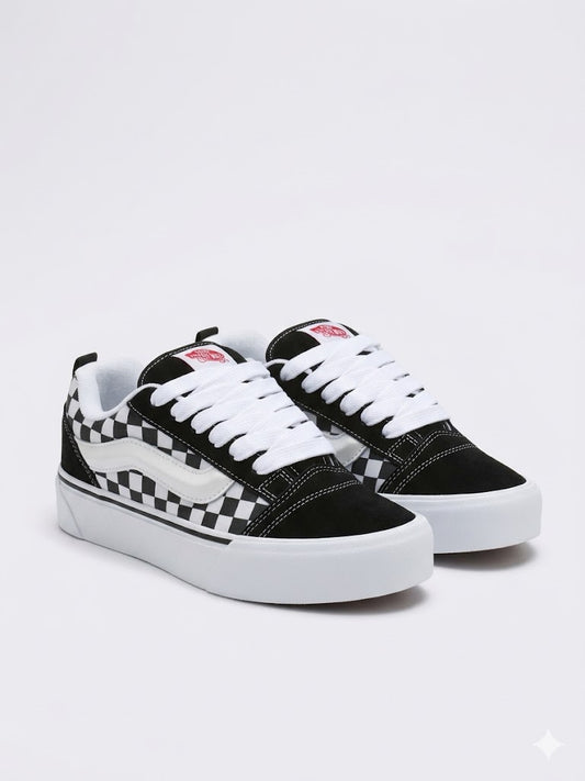 Vans Knu Skool Checkerboard Black/White