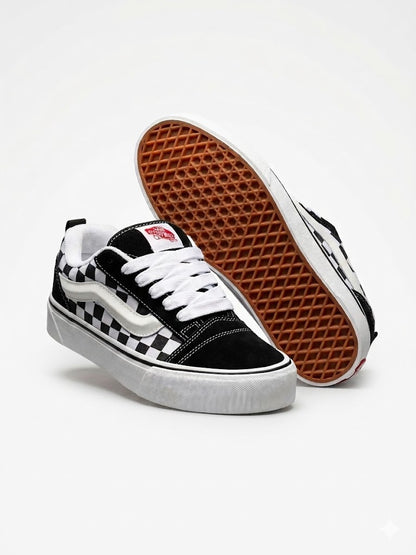 Vans Knu Skool Checkerboard Black/White