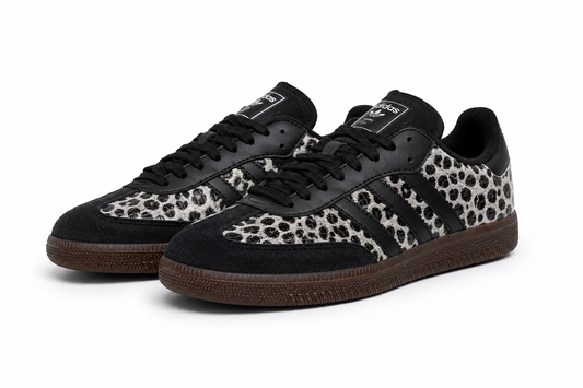 Adidas Samba - Animal Print Negro/Blanco