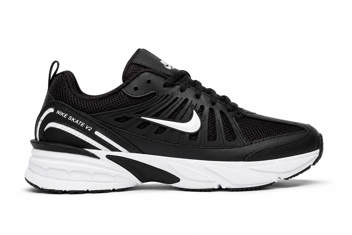 nike skate v2 negro - vista trasera